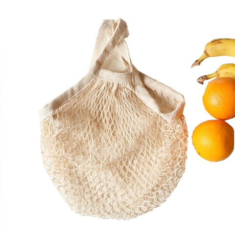 Ahyuan bolsas malla algodón para mercado de fruta y verdura, prácticas y ligeras.