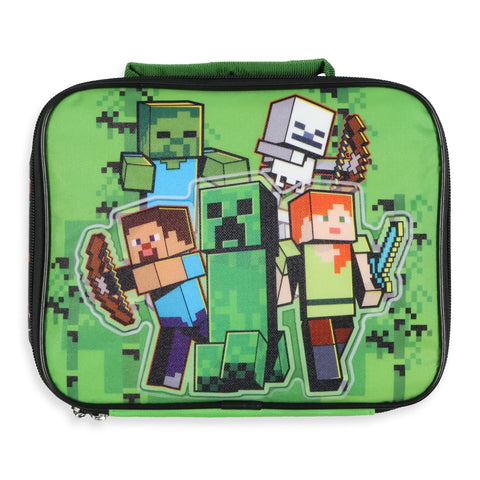 AI ACCESSORY INNOVATIONS lonchera Minecraft con interior aislante para mantener la comida fresca.