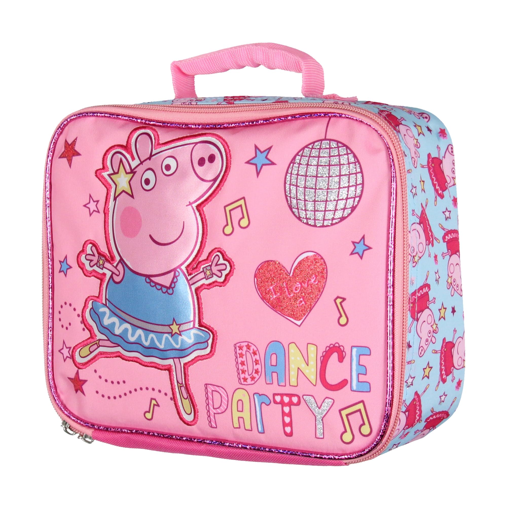 AI ACCESSORY INNOVATIONS Peppa Pig bordado frontal, añade alegría a la hora de comer.