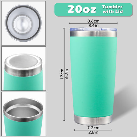 AIANJI termo 20 onzas, compatible con portavasos de coche.