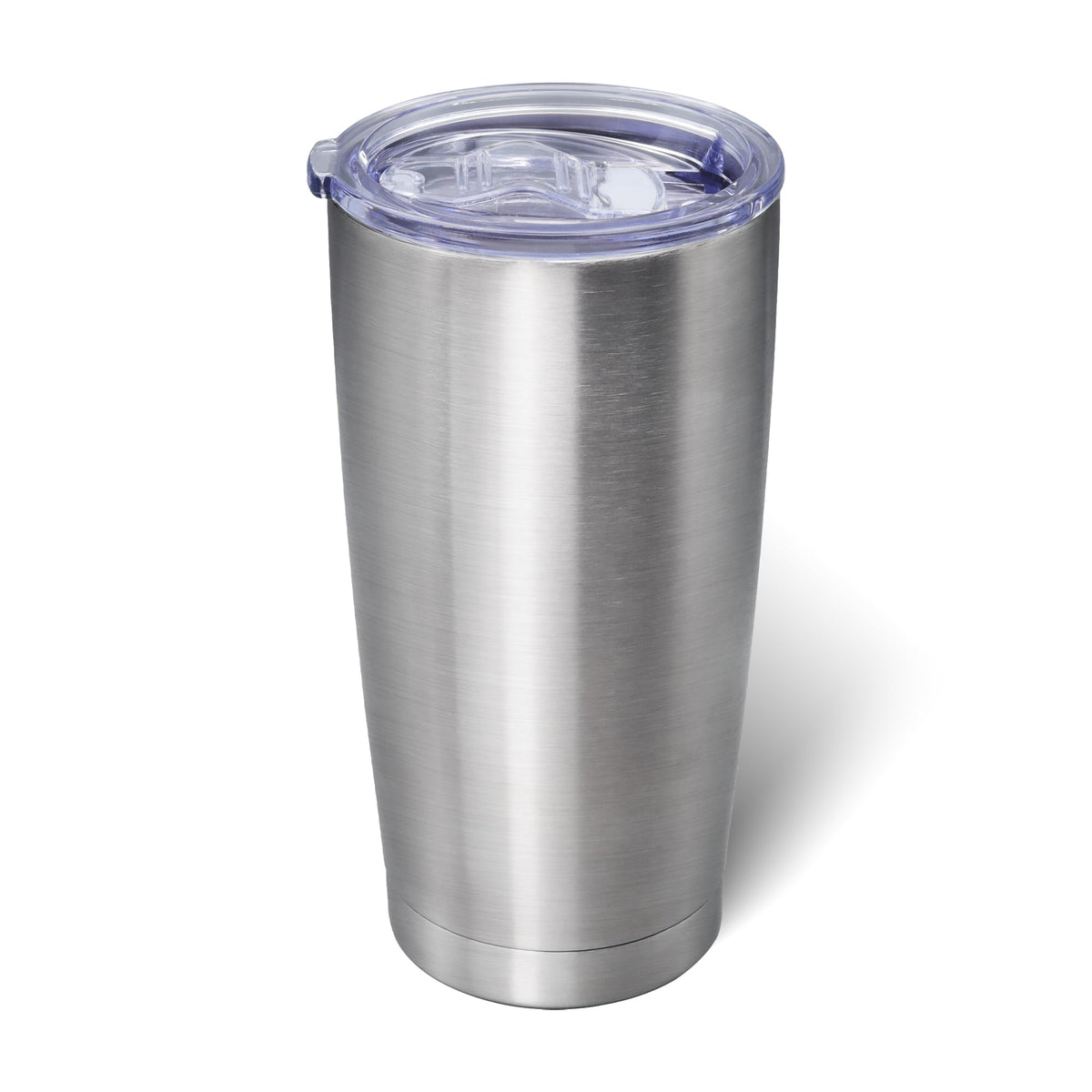 AIANJI Tumbler 20oz de acero inoxidable con doble pared mantiene bebidas calientes o frías.