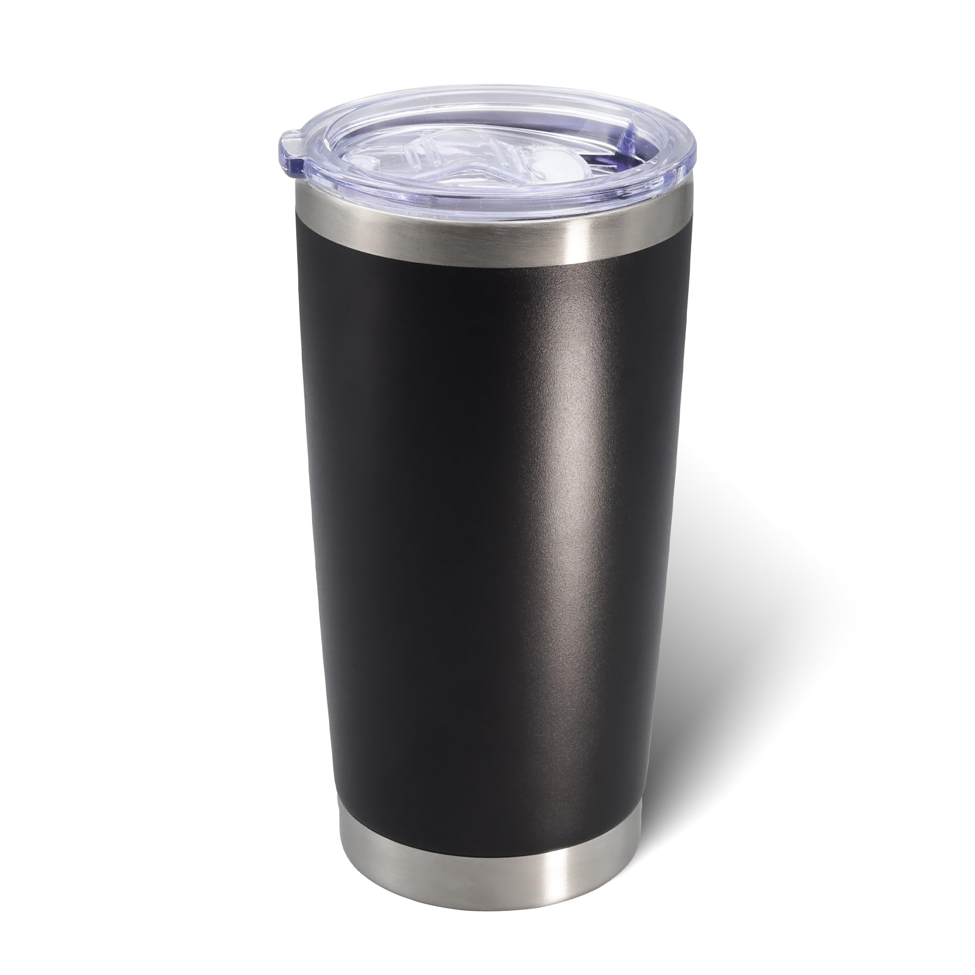 AIANJI 20oz con tapa de acero inoxidable, seguro y práctico para llevar