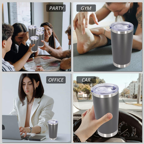 AIANJI 590ml tumbler disponible en varios colores para diferentes estilos.