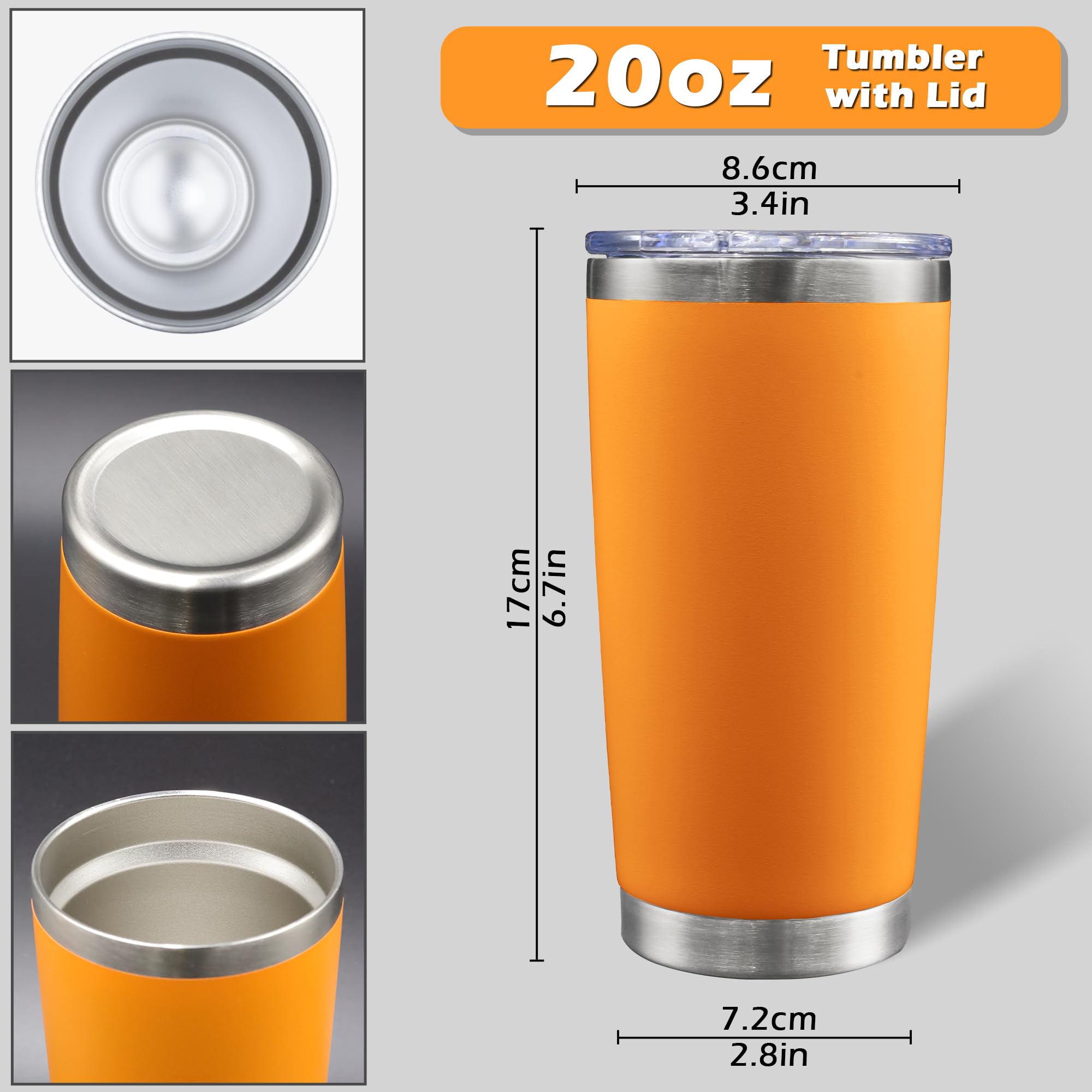 AIANJI tumbler tapa sin BPA para seguridad y limpieza fácil.