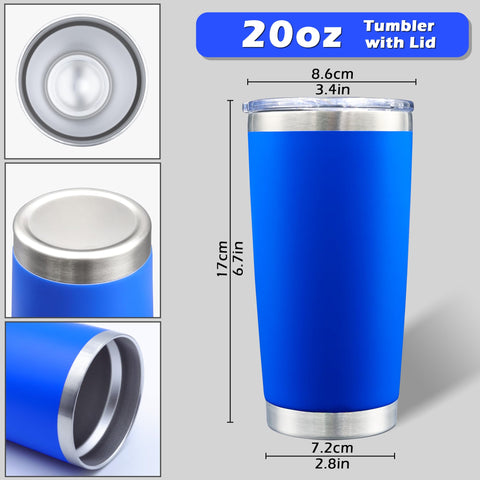 AIANJI vaso 20oz acabado anti huellas, agarre cómodo