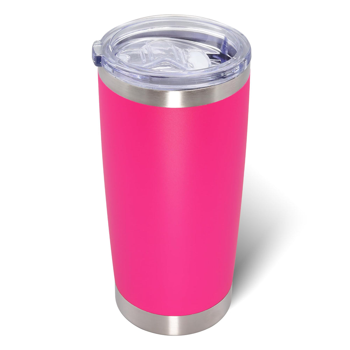AIANJI vaso termico 20oz rosado general, ideal para llevar bebidas todo el dia.