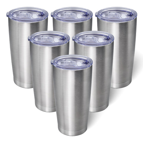 AIANJI vaso térmico 20oz con tapa deslizante, seguro para bebidas