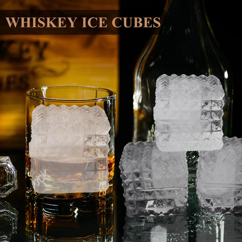 Aibirui desmoldado fácil para hielo de 2 pulgadas.