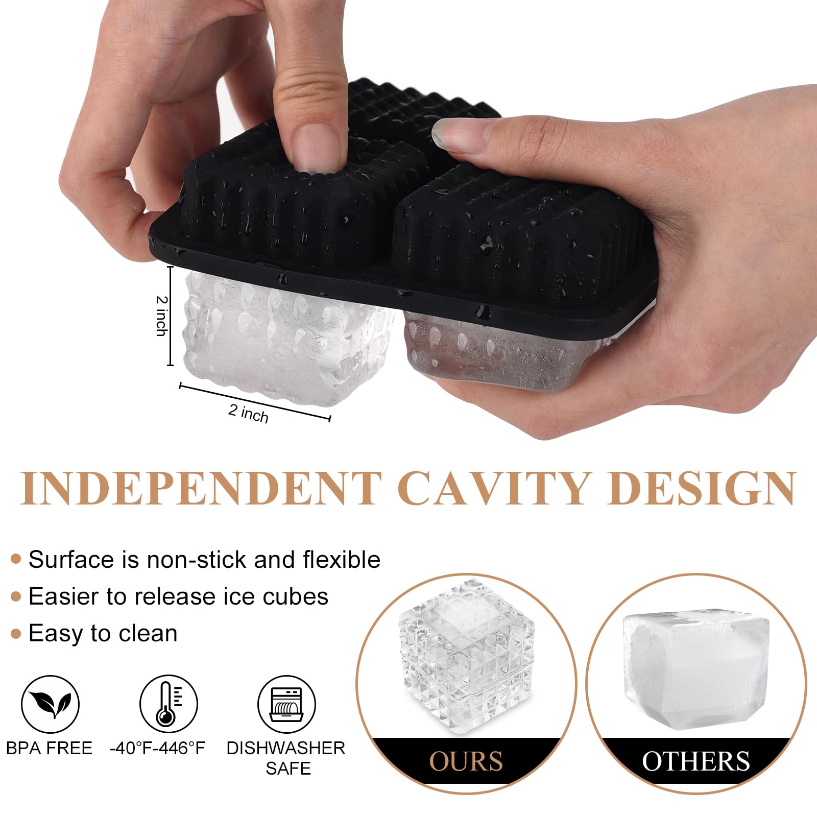Aibirui diseño diamante añade elegancia a tus bebidas.