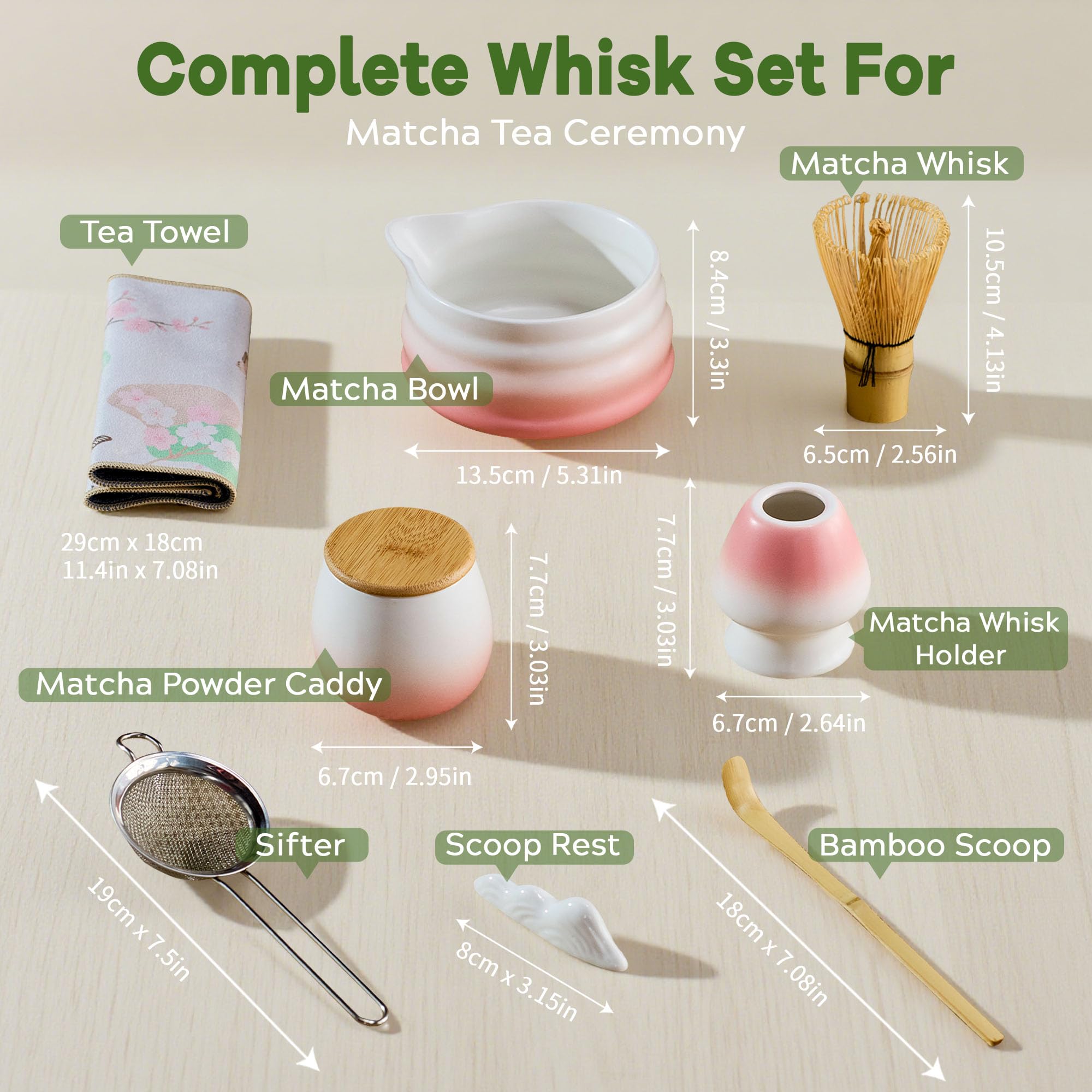 Caja hermética Aibound para matcha, conserva aroma y frescura
