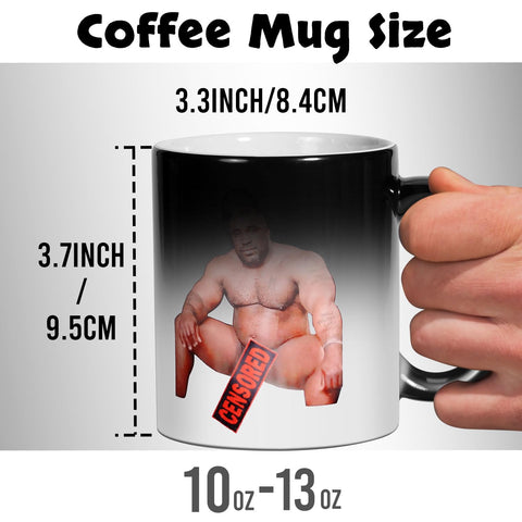 Taza de cerámica Barry Wood de AICase, impresión duradera.