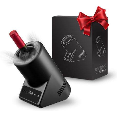 Enfriador Aichiller para botella de 750 ml mantiene temperatura ideal y aroma.