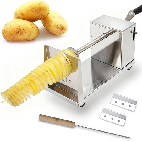 Cortador Tornado de patatas AIDOIT para espirales crujientes.