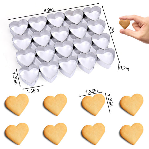 AIERSA cortador corazón acero inoxidable duradero para hornear seguro.