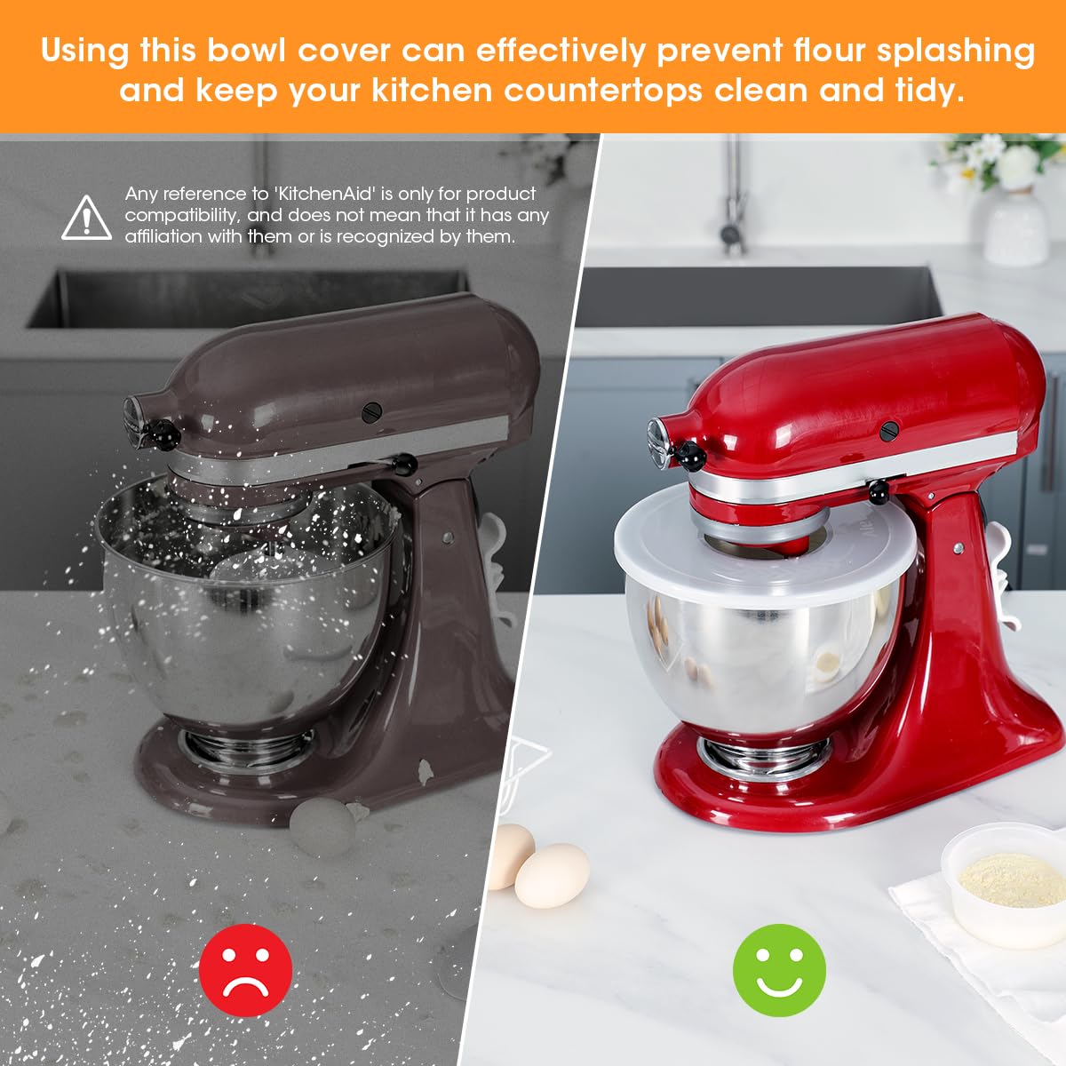 Cubierta anti polvo AIEVE para accesorios de batidora, conserva masa fresca.