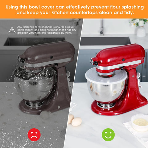 Cubierta anti polvo AIEVE para accesorios de batidora, conserva masa fresca.