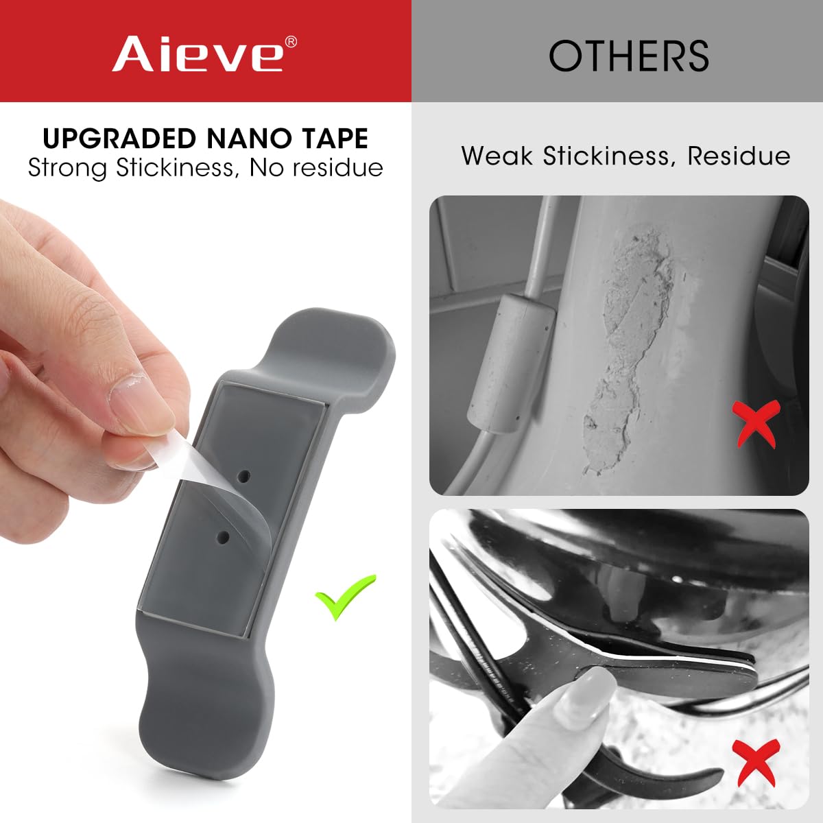 AIEVE paquete de 12 organizadores para cables de cocina.
