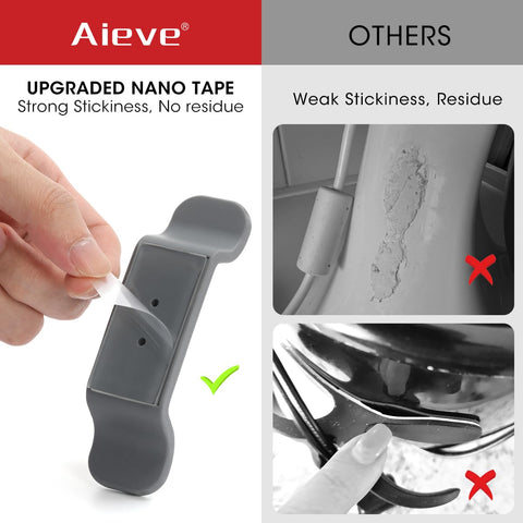 AIEVE paquete de 12 organizadores para cables de cocina.