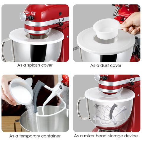 Protector de salpicaduras AIEVE para KitchenAid con cabezal inclinable 4-5 qt.