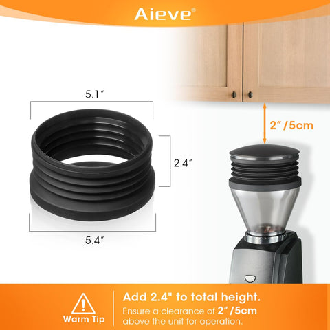 AIEVE silicona duradera para tolva Baratza Virtuosa: resistencia y flexibilidad