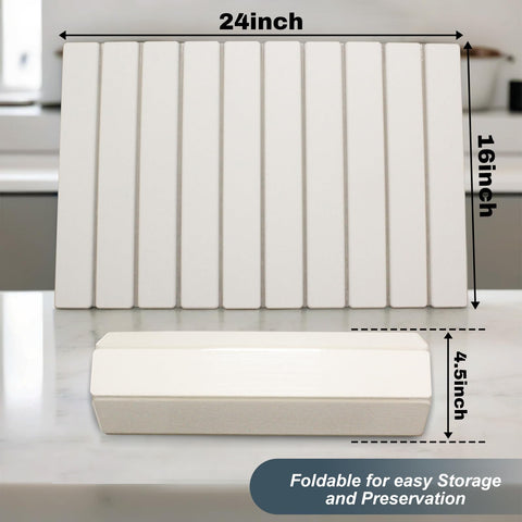 AIFLM mat diatomita cocina escurrido: secado rápido para platos y vasos
