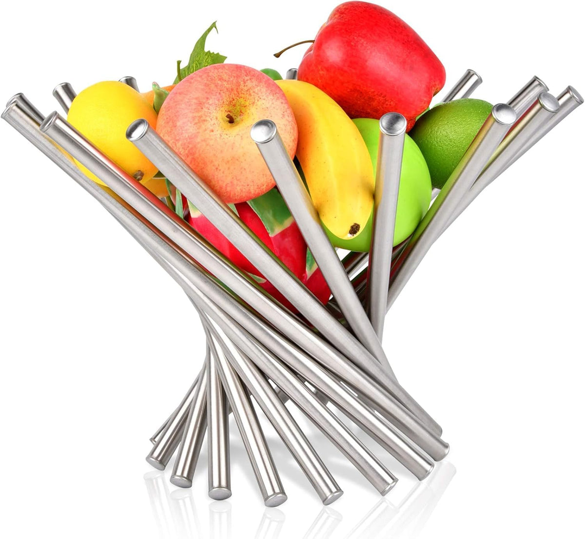 Frutero AIFUSI moderno, centro de mesa decorativo que favorece la circulación de aire.
