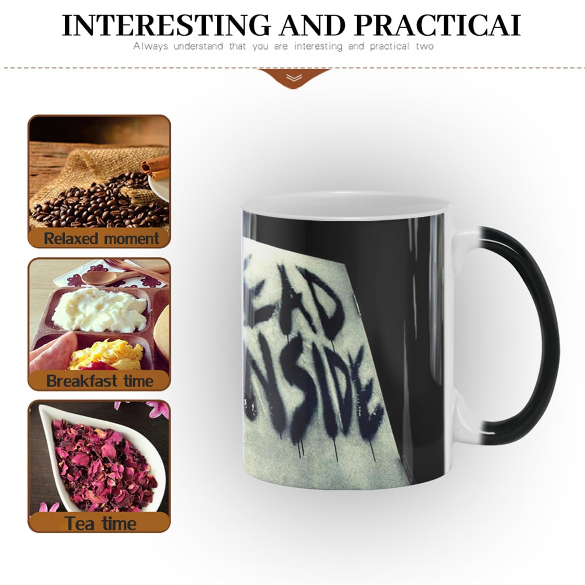 Taza Aigori cerámica duradera para uso diario
