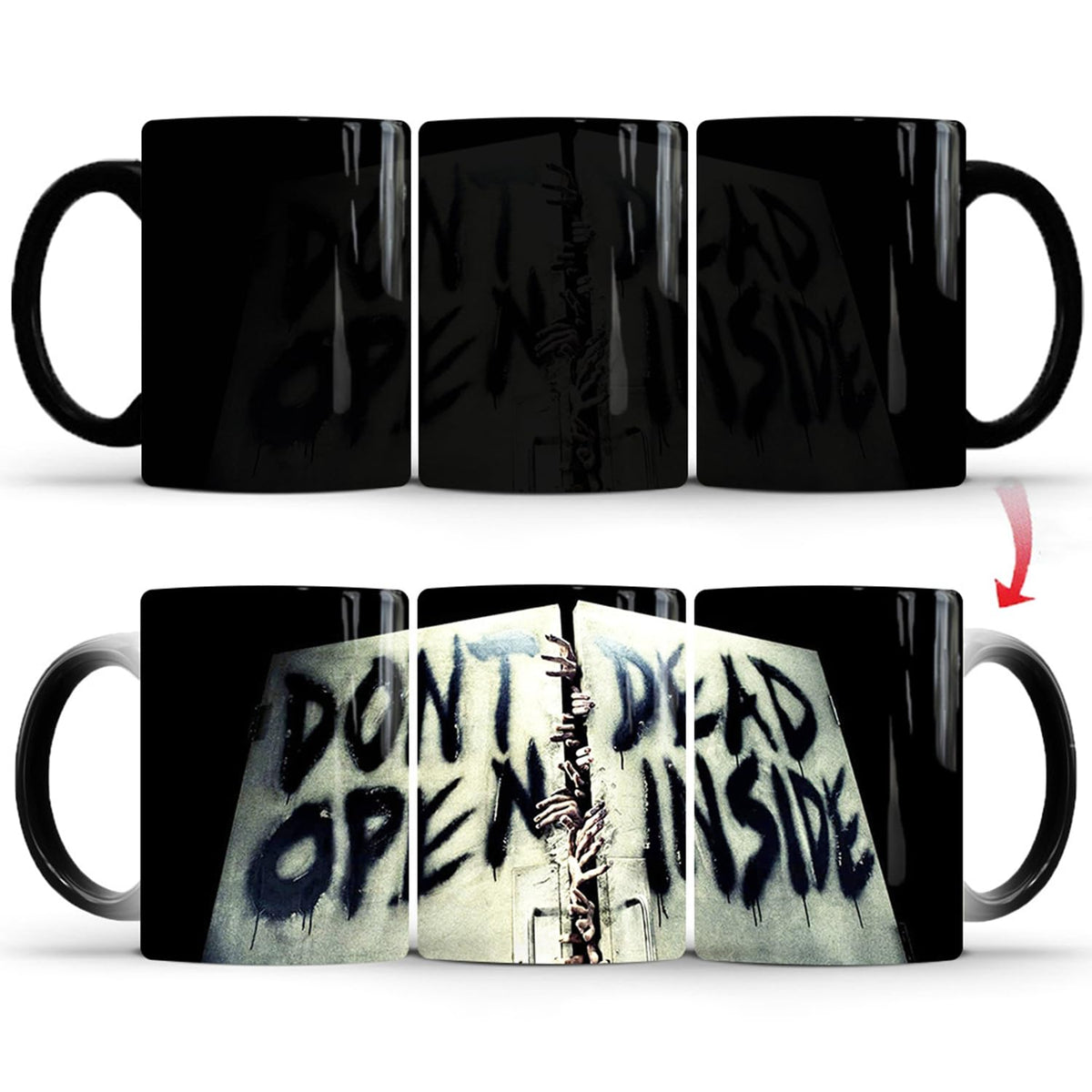 Taza Aigori mano emergente: ideal para noches de terror