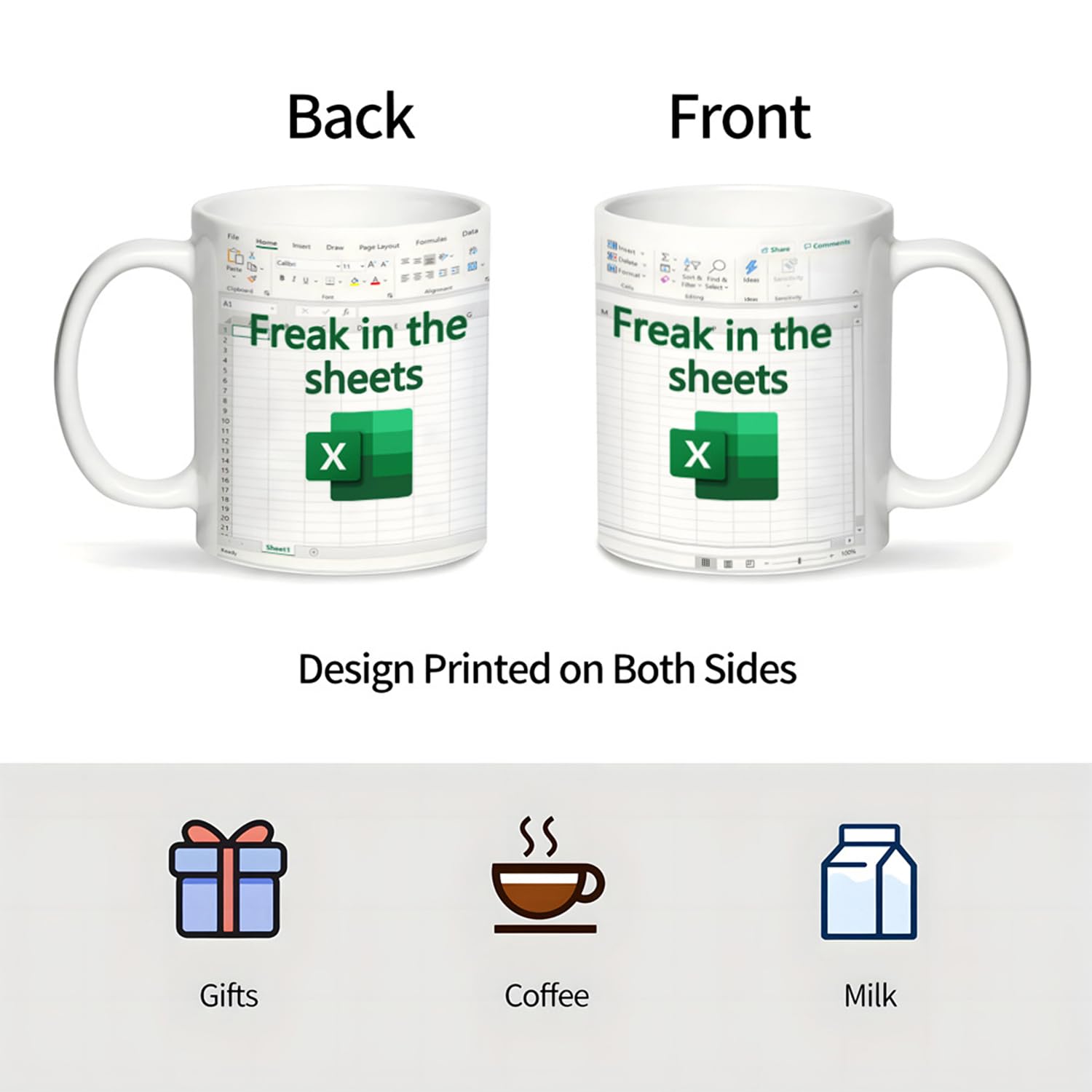 Taza Aigori apta para microondas y lavavajillas, uso diario