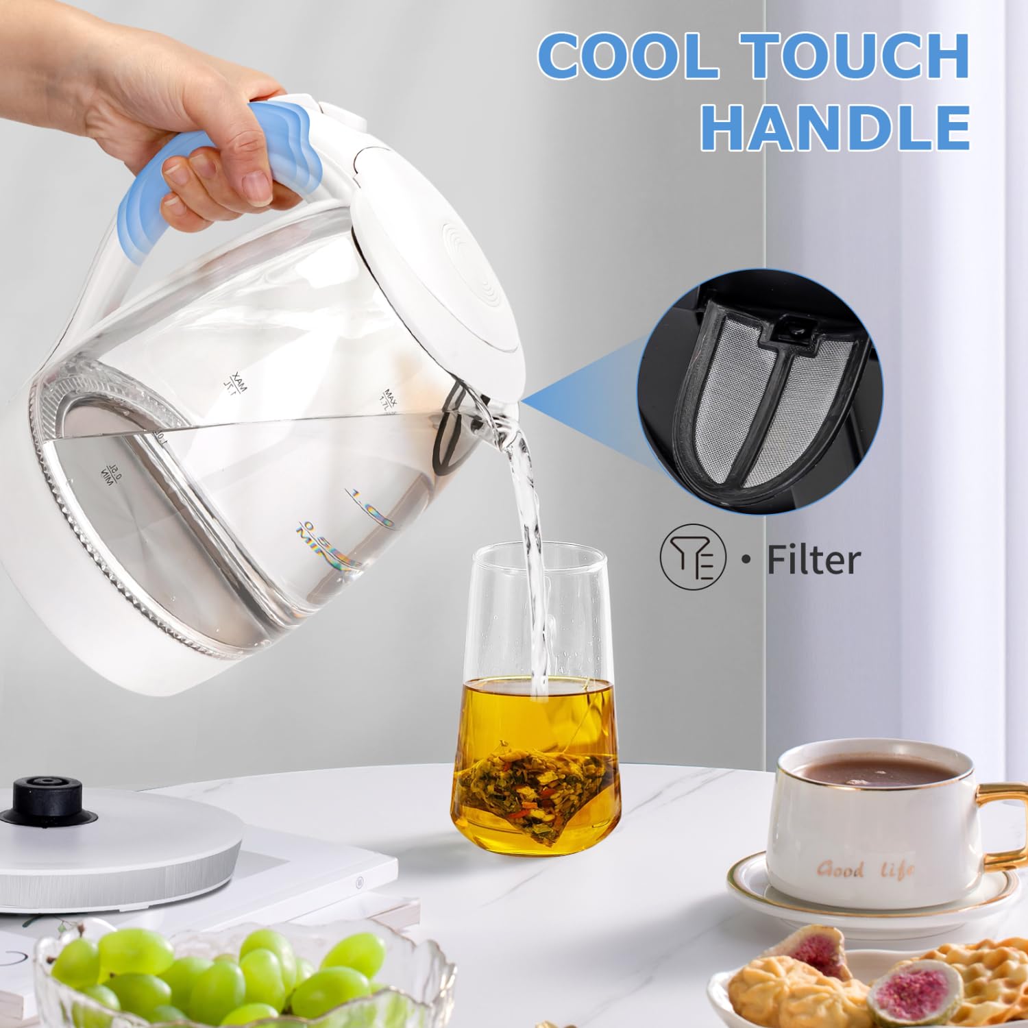 Indicador de nivel de agua de Aigostar para planificar la cantidad.