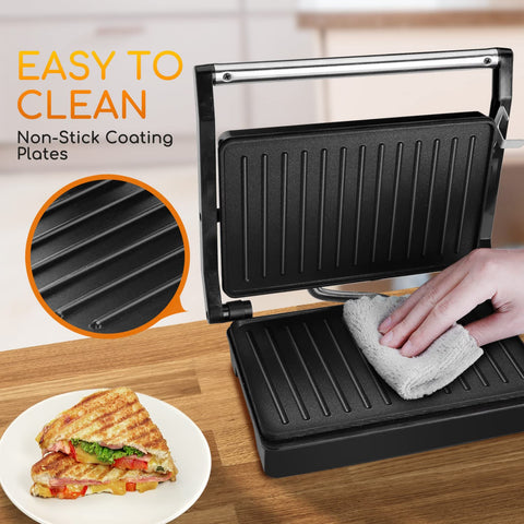 Aigostar prensa sándwich mango frío para manejo seguro.