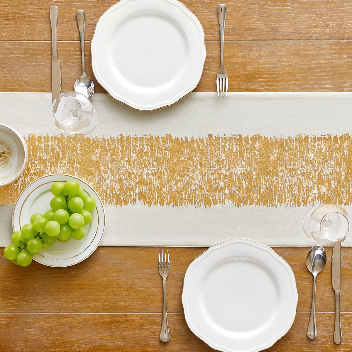 Aiimart mantel 108 pulgadas: longitud ideal para mesas grandes.