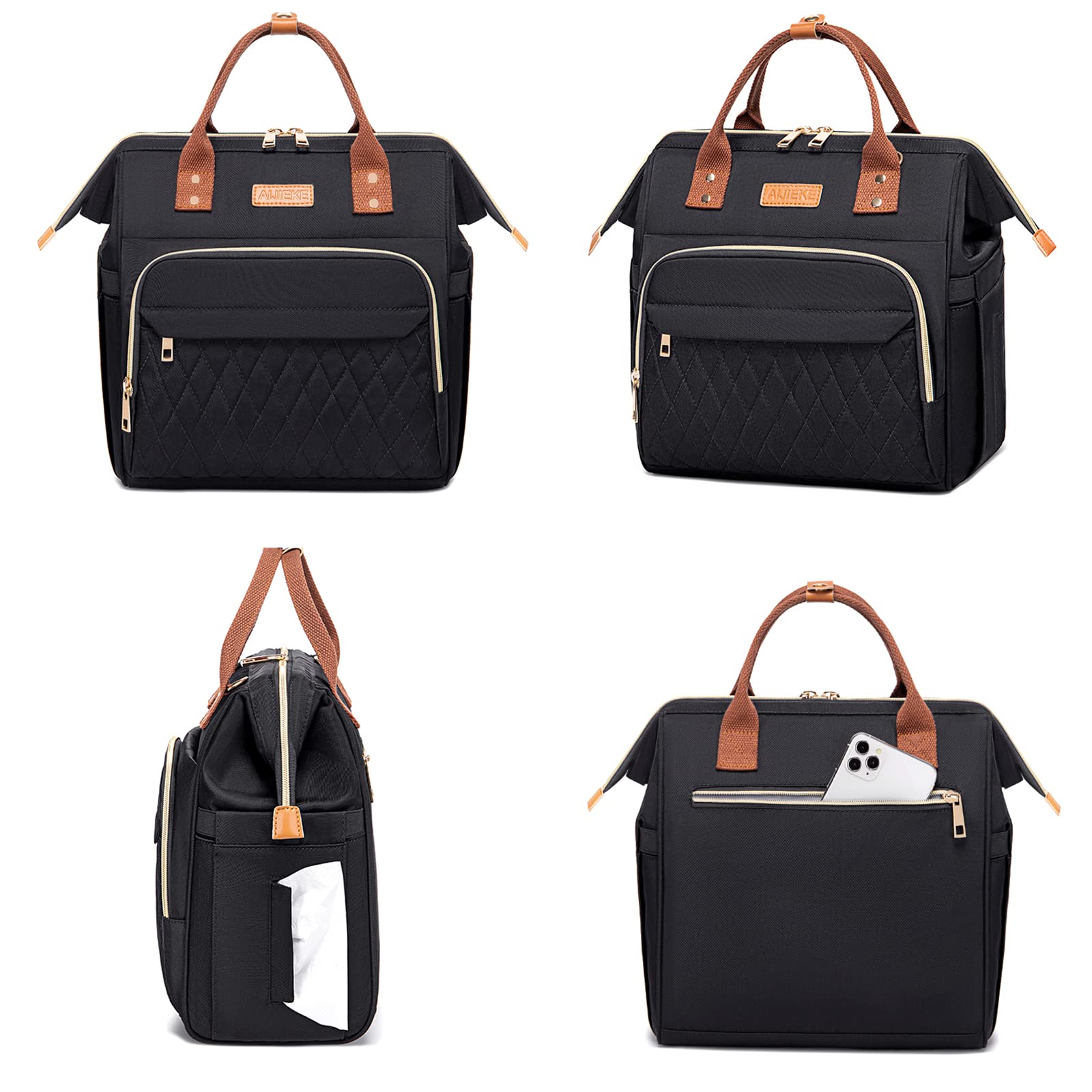 AIJIEKE Lunch Bag, ideal para trabajo o picnic al aire libre.