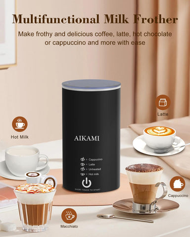 AIKAMI controla fácilmente la preparación con botones intuitivos.