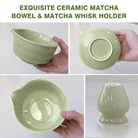 AIKAMI batidor chasen de bambú, espuma suave y homogénea de matcha