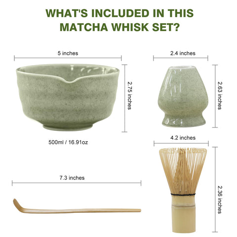 AIKAMI Set: práctica para ritual diario de matcha en casa.