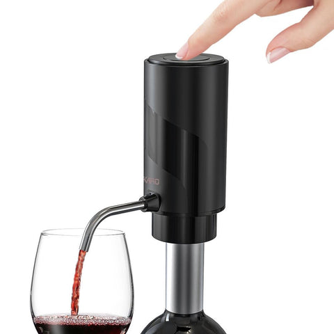 AIKARO aerador eléctrico de vino, mejora aroma y cuerpo en segundos.