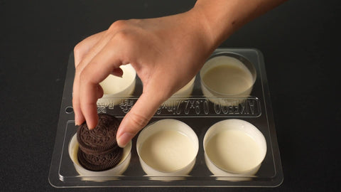 AIKEFOO molde chocolate cubierto redondo: cookies y dulces con cobertura impecable