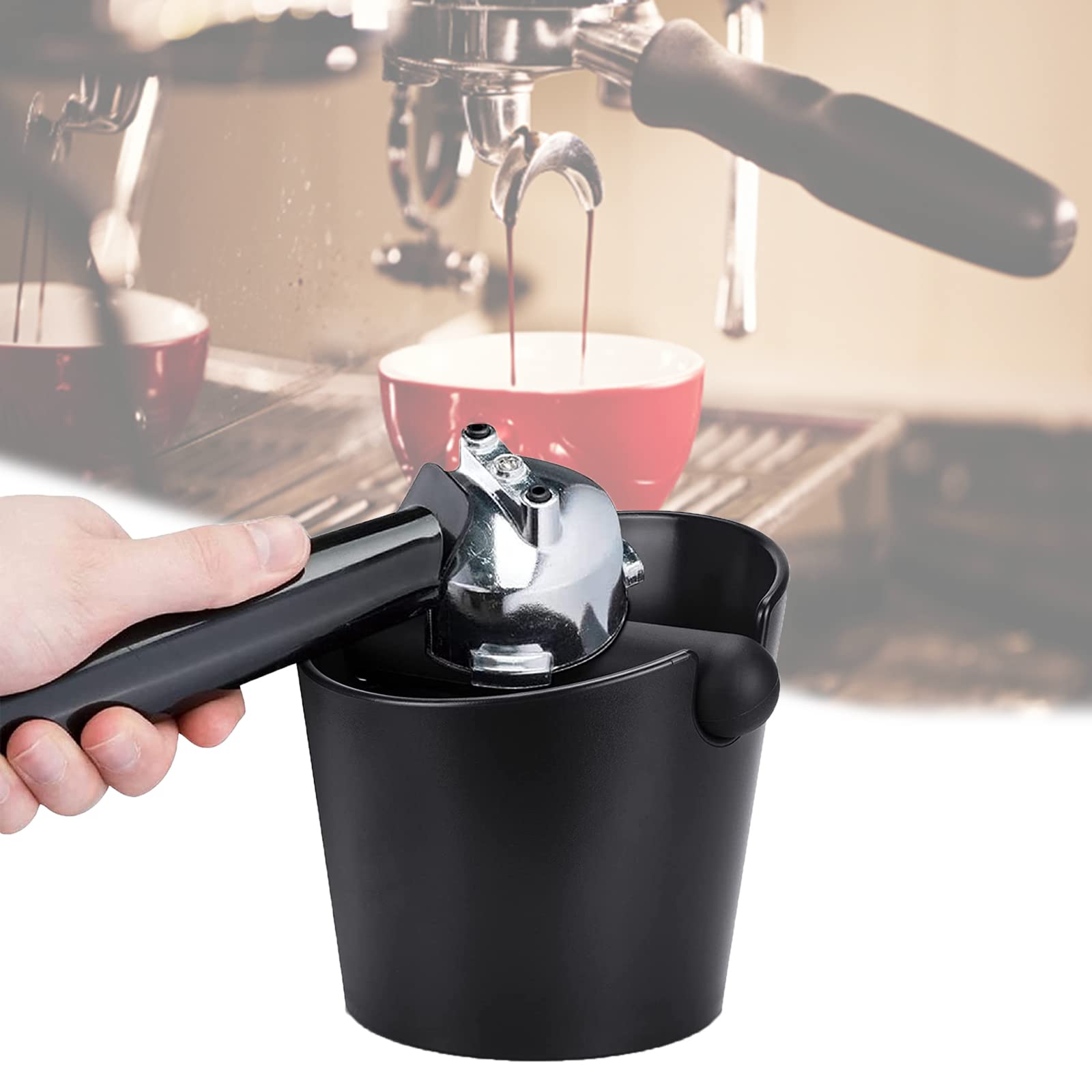 Ailelan Coffee Knock Box, diseño silencioso, reduce el ruido al golpear