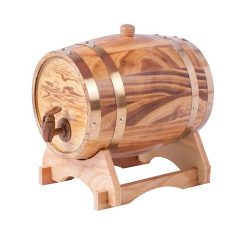 Aimee_JL Barril roble 1.5L, dispensador, ideal para servir vinos y licores en casa