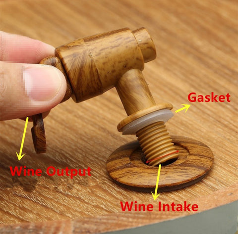 Aimee_JL Barril roble 1.5L para cocina y barra hogareña