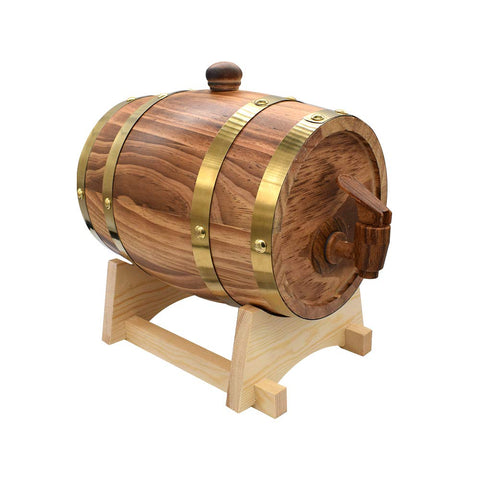 Aimee_JL Barril roble 1.5L, regalo sofisticado para amantes del whisky