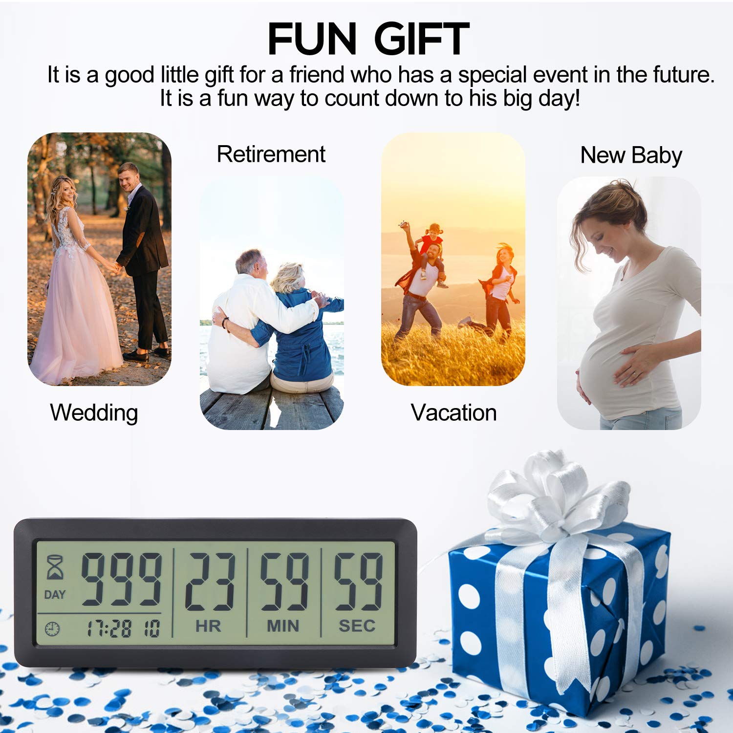 AIMILAR AY4053, útil para vacaciones, bodas y eventos especiales.