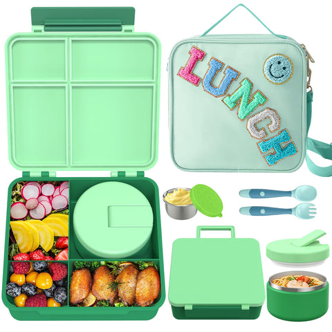 Aimsnk caja-bento para niños lista para el almuerzo escolar.