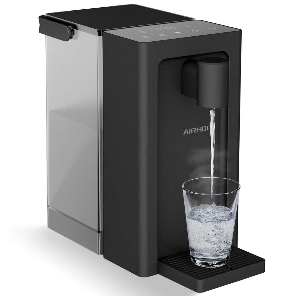 AirHOP dispensador de agua caliente instantáneo en sobremesa para uso rápido.