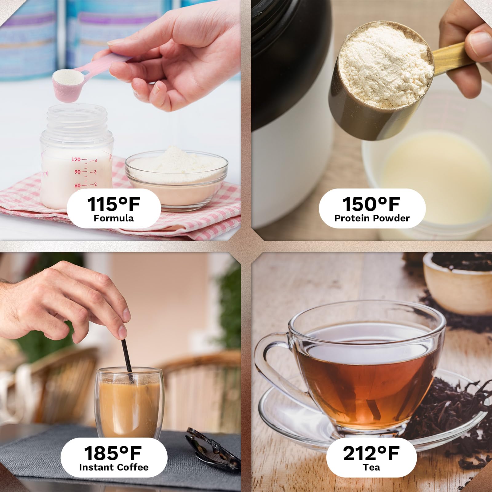 AirHOP limpieza rápida gracias a componentes desmontables aptos para alimentos.