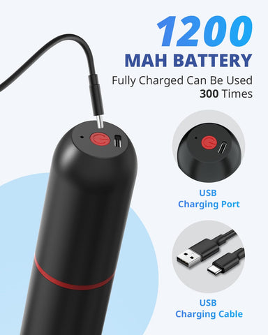 AIRMSEN cable USB incluido facilita recargas rápidas en cualquier lugar.