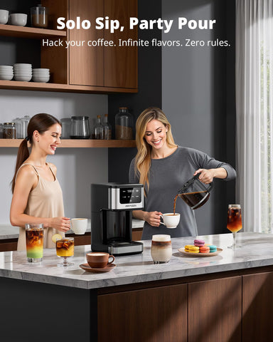 AirMSEN Cafetera mantiene caliente 2 h, perfecto para compartir café