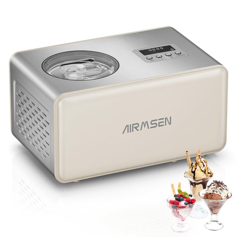 AIRMSEN: máquina helados con compresor incorporado para resultados cremosos en minutos.