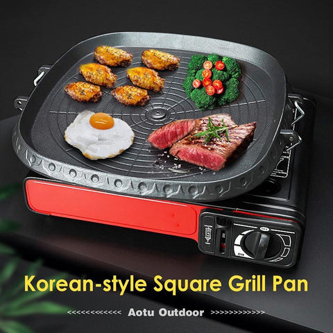 Uso en interiores y exteriores con AIROKA parrilla coreana